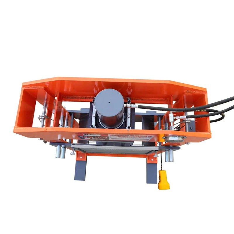 100 Ton Capacity Hydraulic Shop Press, Heavy Duty Pressing, Protective Grid Guard, Fully Welded H-Frame, Air & Manual Dual Operation, GMD-SP100