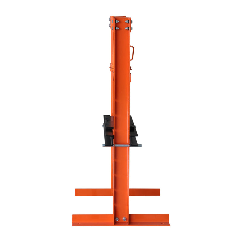 12 Ton Capacity Hydraulic Shop Press, H-Frame, Hand Crank Bottle Jack Pressing, 8 Bed Height Positions, GMD-ASP12