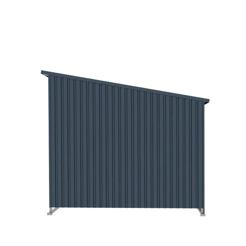 12' x 20' Galvanized Metal Livestock Shed, 240 Sq-Ft, 27 GA Corrugated Panels, Sliding Skid Mount, GMD-MSL1220