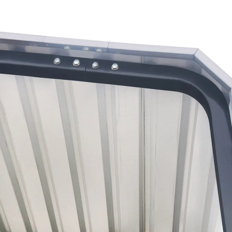 12' x 20' Metal Shed Carport with 8' Open Sidewalls, GMD-MSC1220