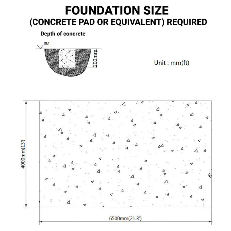 12' x 20' Metal Shed Carport with 8' Open Sidewalls, GMD-MSC1220