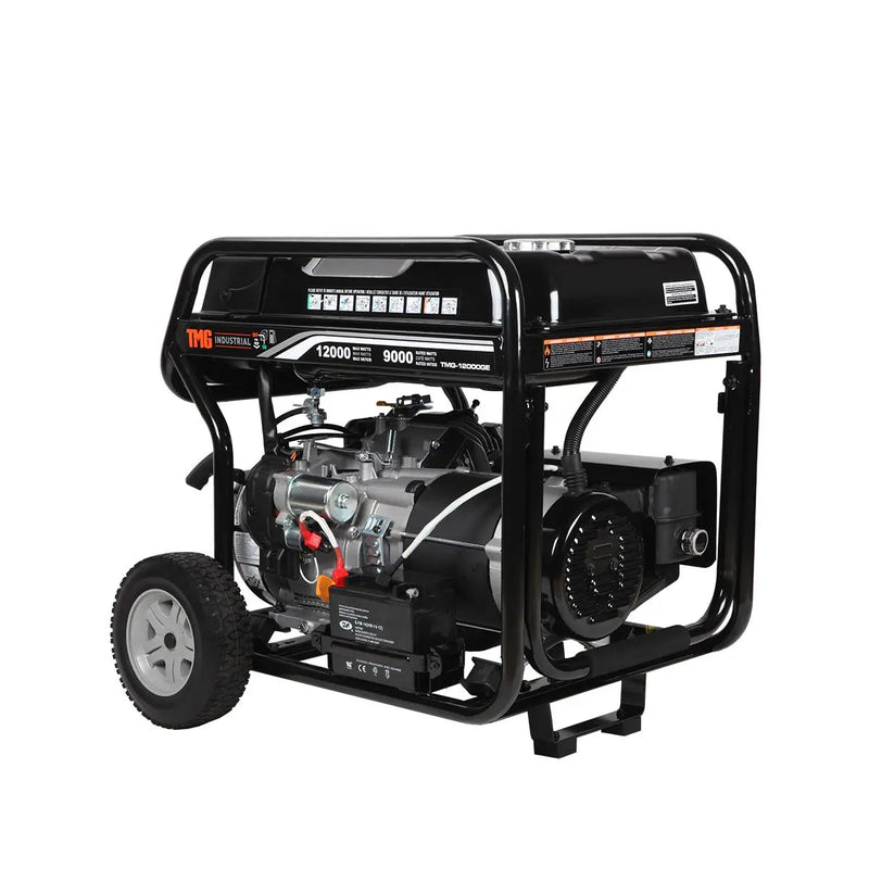 12,000 Watt Gasoline Generator, Electric Start, 7-Hour Run Time, 120V/240VAC, GMD-12000GE