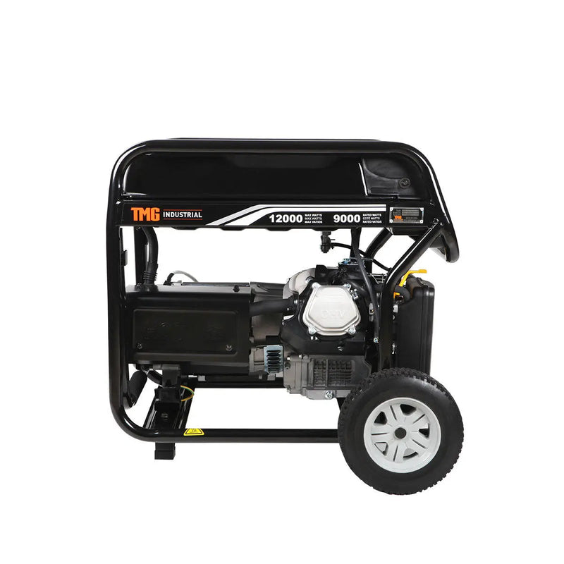 12,000 Watt Gasoline Generator, Electric Start, 7-Hour Run Time, 120V/240VAC, GMD-12000GE