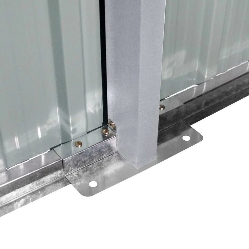 13' x 20' Metal Garage Shed with Double Front Doors, 7'9" Peak Height, Side Entry Door, 240 Sq-Ft Floor Space, GMD-MS1320A