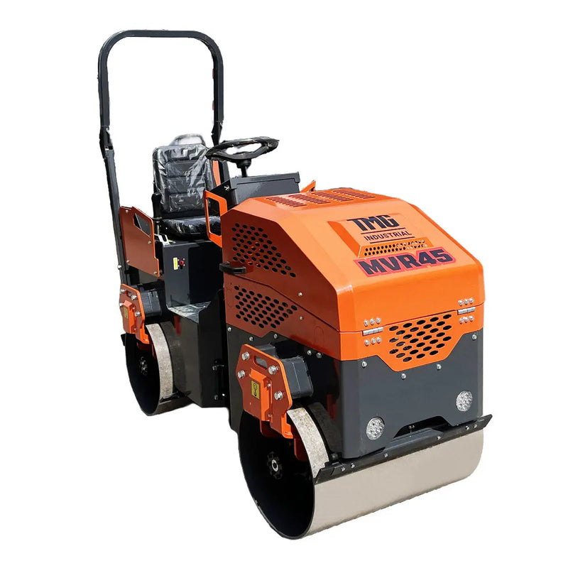 13.5 HP Ride-On Road Roller, 2 x 31-½" Wide & 21" Diameter Rollers, EPA Emissions Compliance, GMD-MVR45