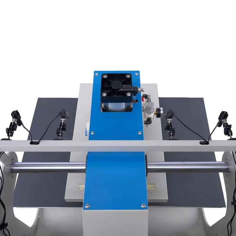 16" x 24" heat press machine, pneumatic up sliding dual platen with infrared positioning, DOBA-HPM1624