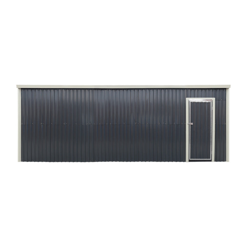 16' x 24' Metal Garage Shed with Swing Front & Side Doors, 10'6" Peak Height, GMD-MS1624A
