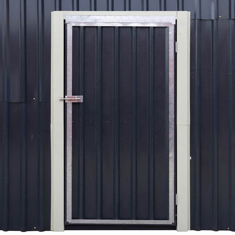 16' x 24' Metal Garage Shed with Swing Front & Side Doors, 10'6" Peak Height, GMD-MS1624A