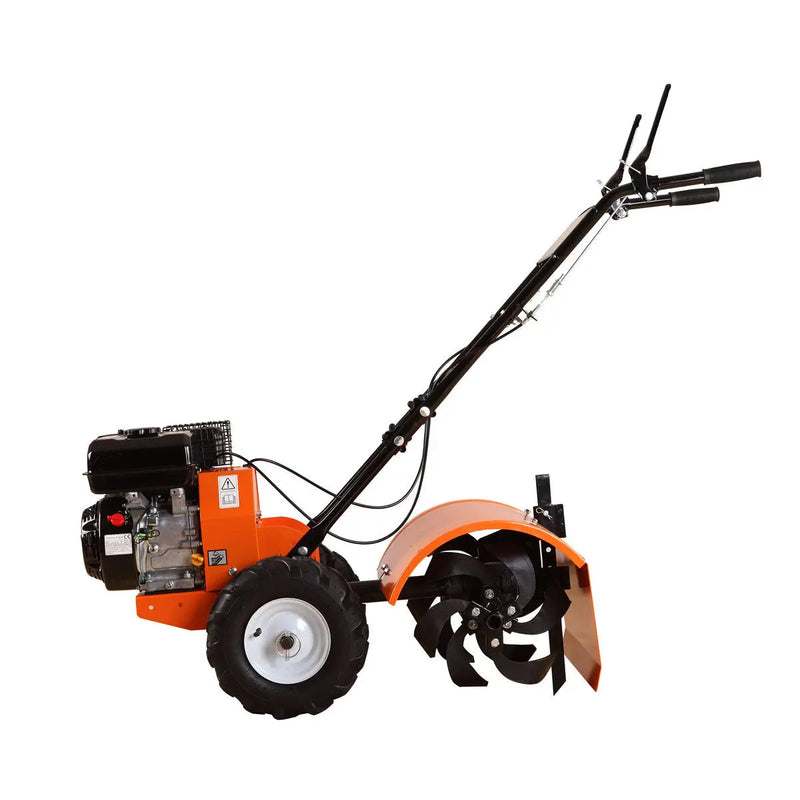 19" Self-Propelled Garden Tiller, 5.5 HP Gas Engine, Rear Tine, 8" Tilling Depth, GMD-GT19(Discontinued – No Longer Available)