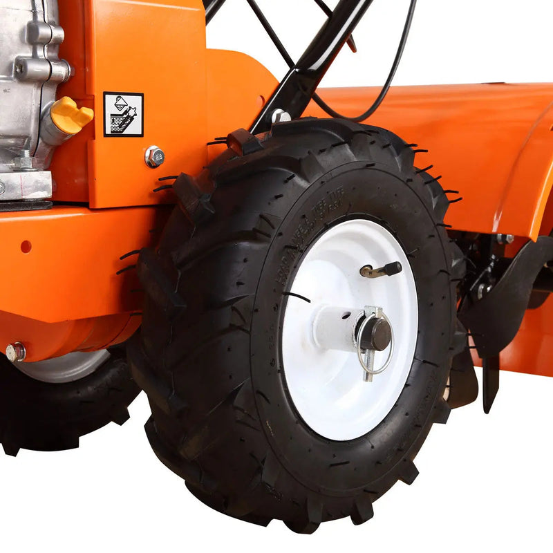 19" Self-Propelled Garden Tiller, 5.5 HP Gas Engine, Rear Tine, 8" Tilling Depth, GMD-GT19(Discontinued – No Longer Available)