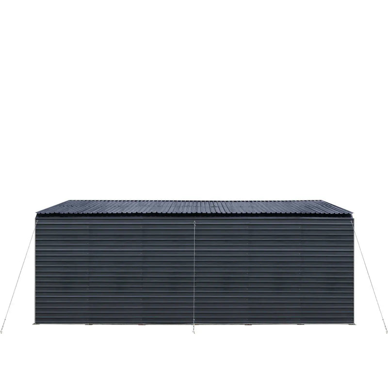 20' x 30' Metal Shed Carport, 10' Enclosed Sidewalls, 600 Sq-Ft, 27 GA Corrugated Panels, GMD-MSC2030F