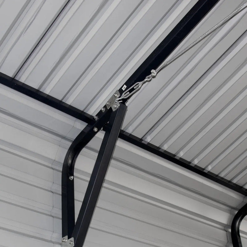20' x 30' Metal Shed Carport, 10' Open Sidewalls, 600 Sq-Ft, 27 GA Corrugated Panels, GMD-MSC2030