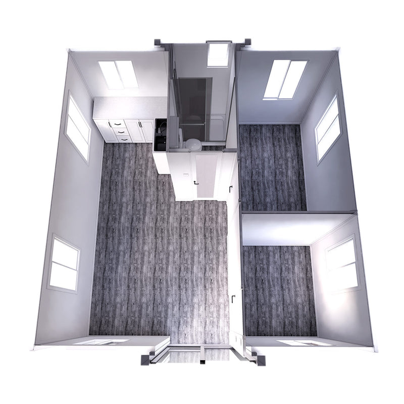 20' Expandable Container Home, Fire-Resistant, Rodent-Proof, GMD-SCE20