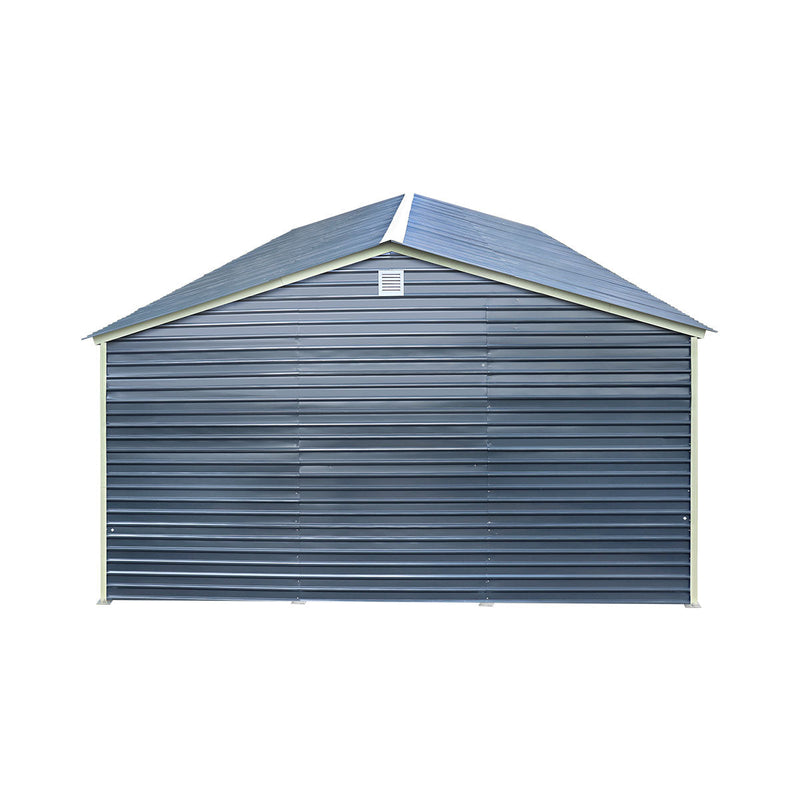 20' x 40' Metal Garage Shed, 9' High Double Front Doors, 13' Peak, 800 Sq-Ft GMD-MS2040
