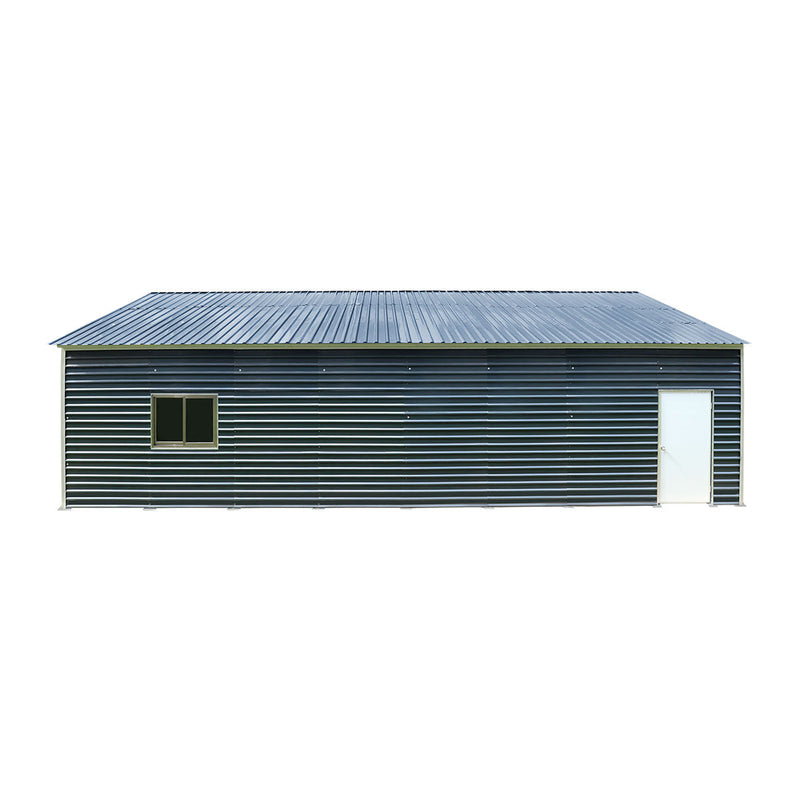 20' x 40' Metal Garage Shed, 9' High Double Front Doors, 13' Peak, 800 Sq-Ft GMD-MS2040