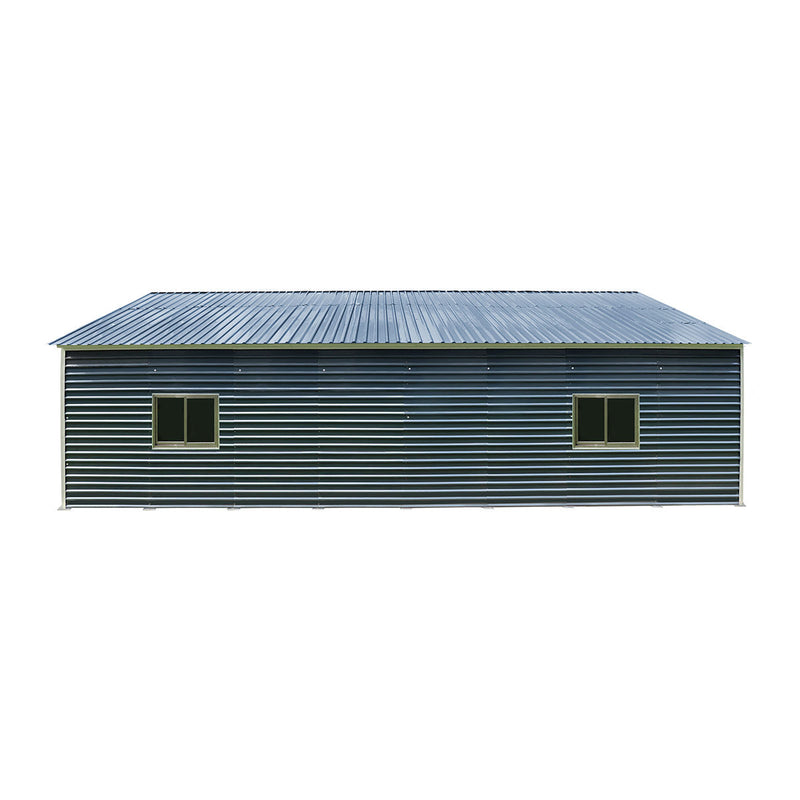 20' x 40' Metal Garage Shed, 9' High Double Front Doors, 13' Peak, 800 Sq-Ft GMD-MS2040