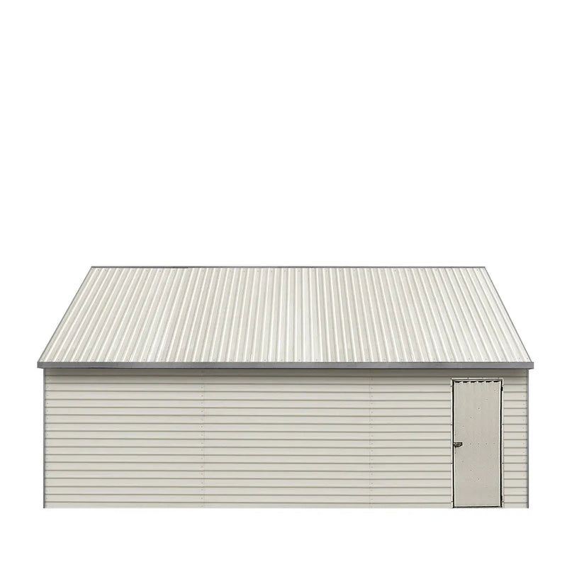 21' x 19' Double Garage Metal Shed with Side Entry Door (Discontinued – Replaced by GMD-MS2020, 2030)