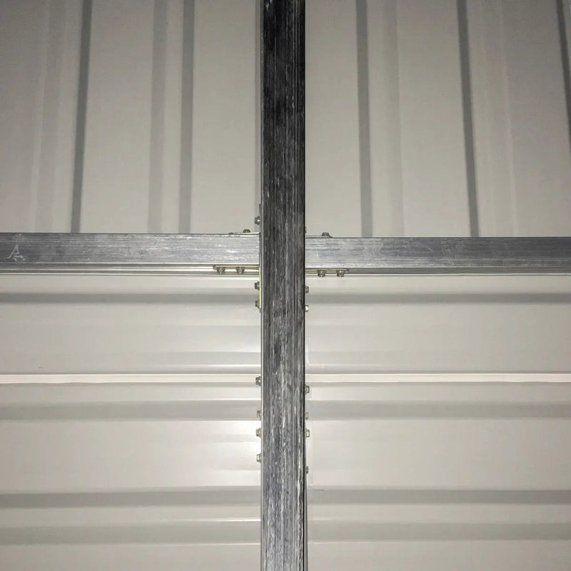 21' x 19' Double Garage Metal Shed with Side Entry Door (Discontinued – Replaced by GMD-MS2020, 2030)