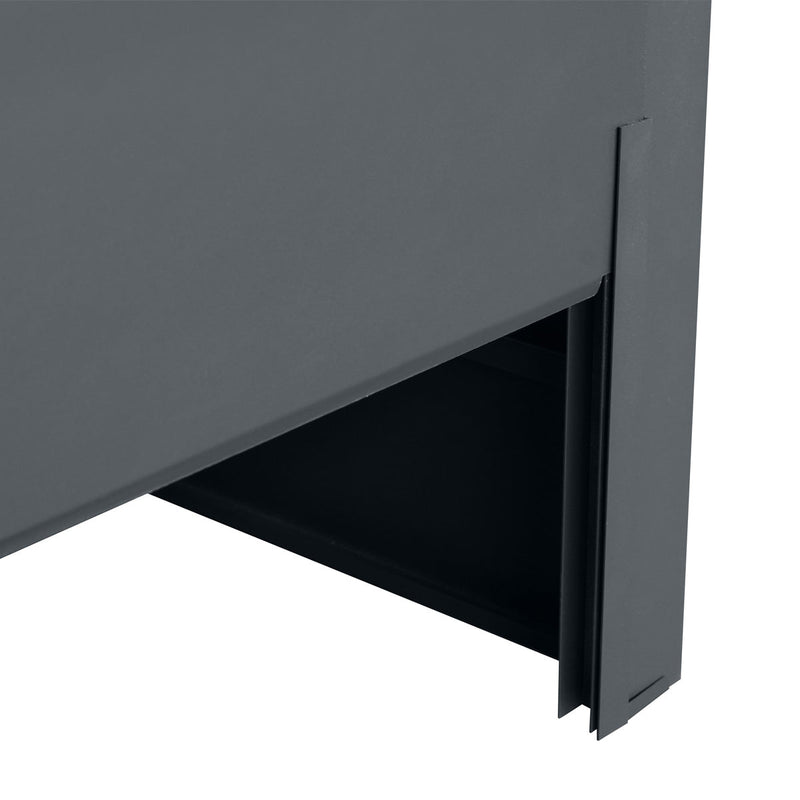 220 Gallon Stationary Composter, Galvanized/Powder Coated, GMD-MCP40
