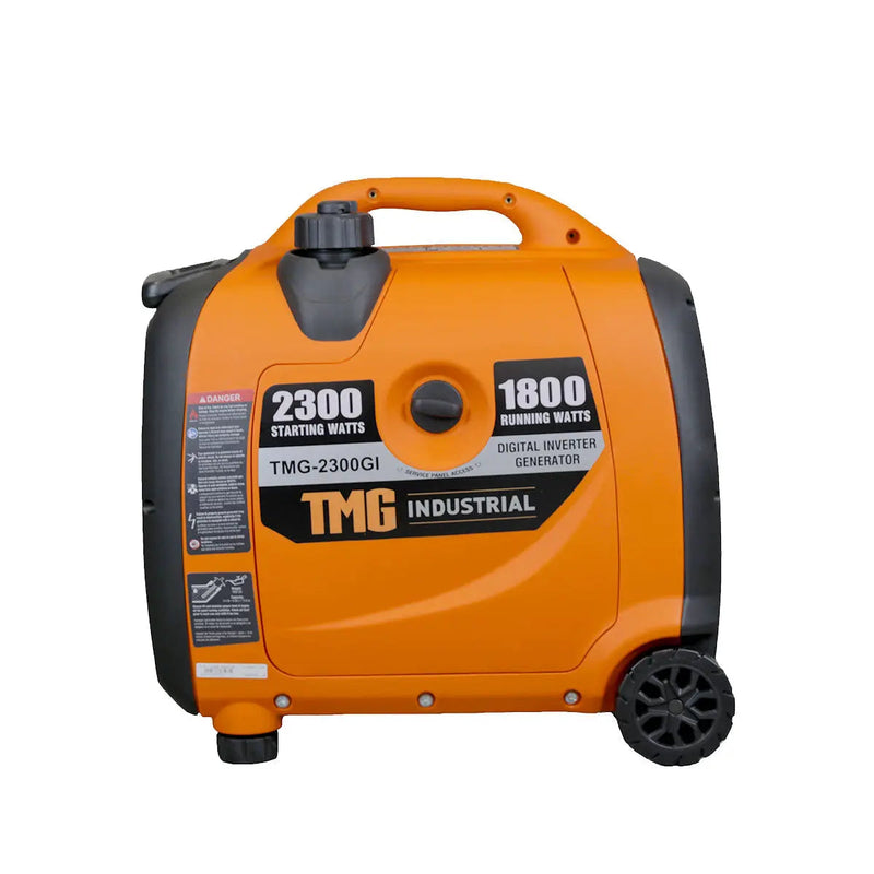 2300 Watt Digital Inverter Gasoline Generator, 79 cc OHV Engine, 6.5 Hour Run Time, 120/240 VAC, Telescopic Pull Handle, Parallel Cable Kit, GMD-2300GI