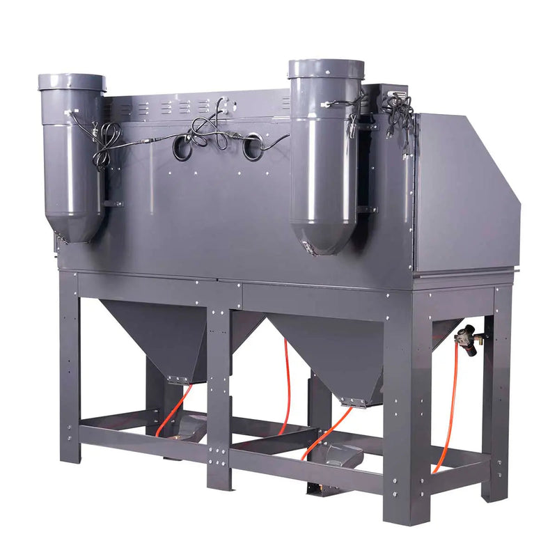 235 Gallon/880L Commercial Cabinet Sandblaster, Dual Station Side-by-Side, Vacuum System, Oversized Window GMD-ABC88