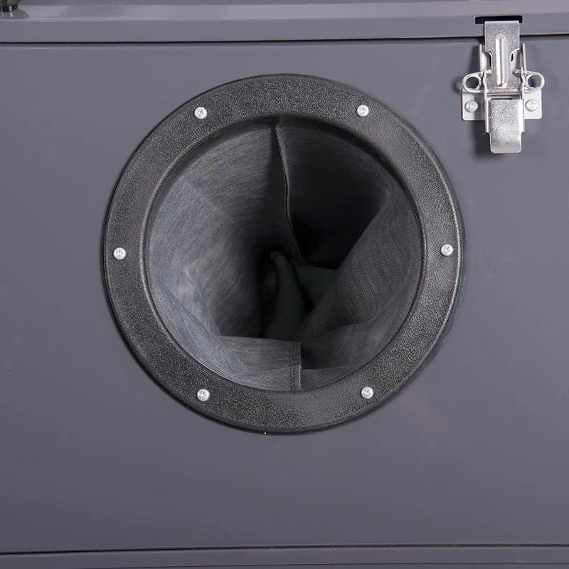 235 Gallon/880L Commercial Cabinet Sandblaster, Dual Station Side-by-Side, Vacuum System, Oversized Window GMD-ABC88