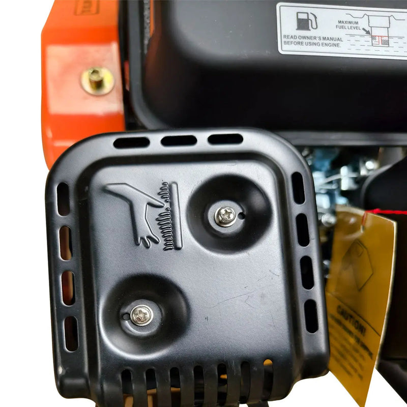 2380 Lbs Heavy-Duty Plate Compactor, 6.5 HP Loncin G200F Engine, 8" Compaction Depth, GMD-PC60
