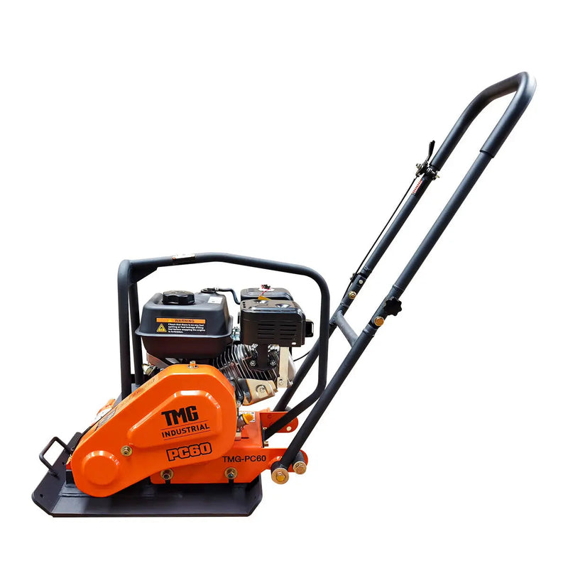 2380 Lbs Heavy-Duty Plate Compactor, 6.5 HP Loncin G200F Engine, 8" Compaction Depth, GMD-PC60
