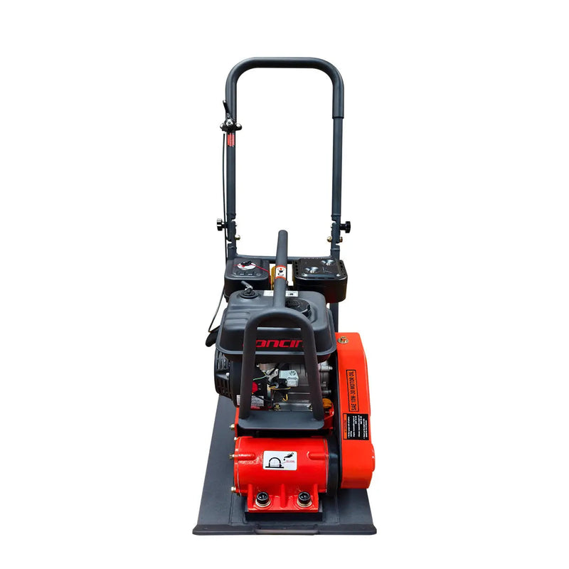 2380 Lbs Heavy-Duty Plate Compactor, 6.5 HP Loncin G200F Engine, 8" Compaction Depth, GMD-PC60