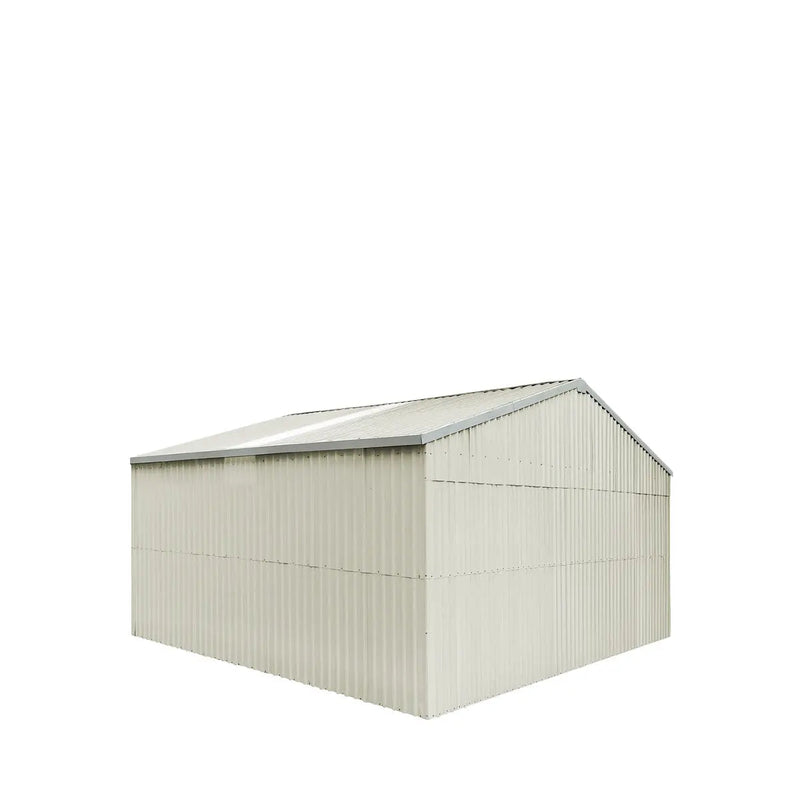 25' x 25' Double Garage Metal Barn Shed with Side Entry Door (Discontinued – Replaced by GMD-MS2030, MS2630)