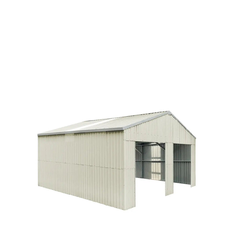 25' x 25' Double Garage Metal Barn Shed with Side Entry Door (Discontinued – Replaced by GMD-MS2030, MS2630)