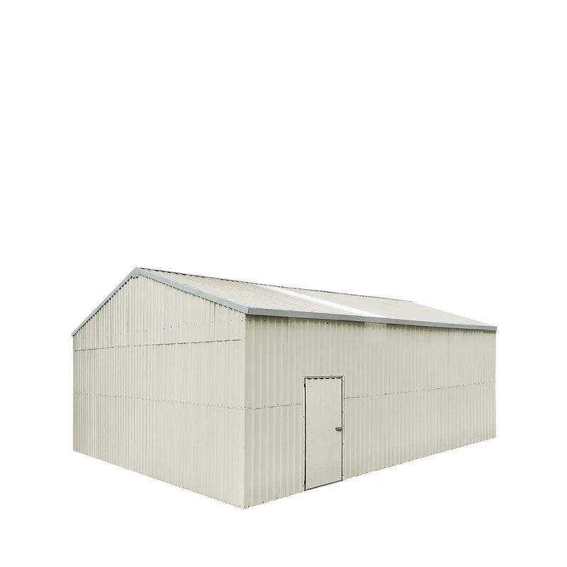 25' x 33' Double Garage Metal Barn Shed with Side Entry Door (Discontinued – Replaced by GMD-MS2630, 2641)