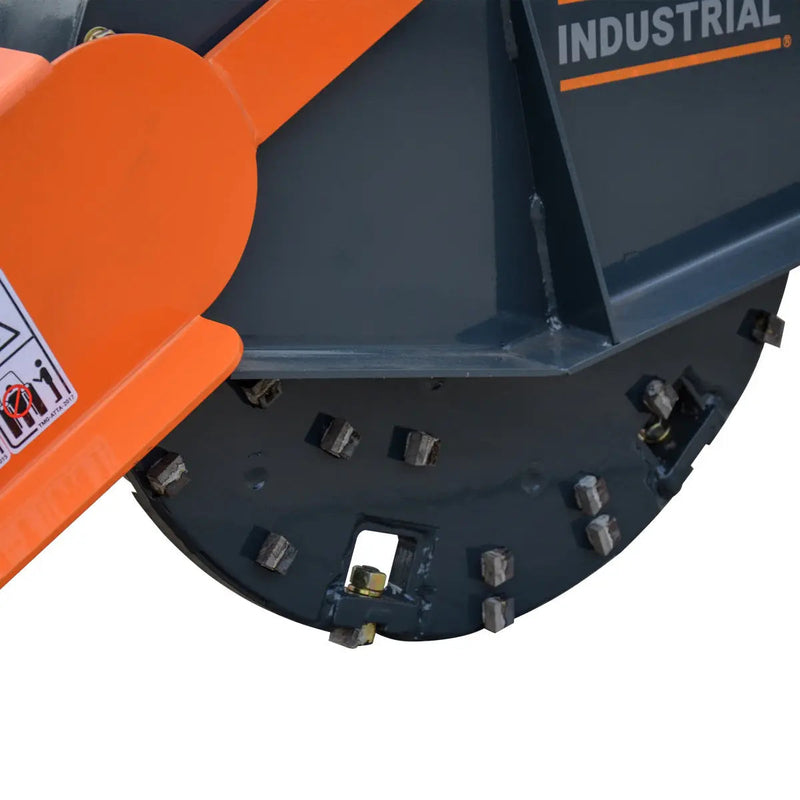 26" 3-Point Hitch Stump Grinder, Category 1 & 2 Hookup, Driveline Shaft Included, 30-50 HP Tractor, GMD-TSG26