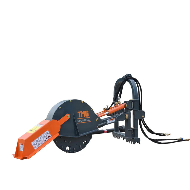 26" 3-Point Hitch Stump Grinder, Category 1 & 2 Hookup, Driveline Shaft Included, 30-50 HP Tractor, GMD-TSG26