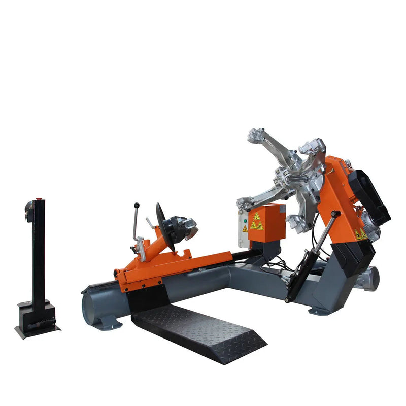 26" Heavy Duty Truck Tire Changer, 63" Tire Capacity, Bead Breaker w/Disk & Bead Hook, 3300 lb Weight Capacity, Portable Controls w/ Foot Pedal, CSA certified Motors, GMD-TTC26