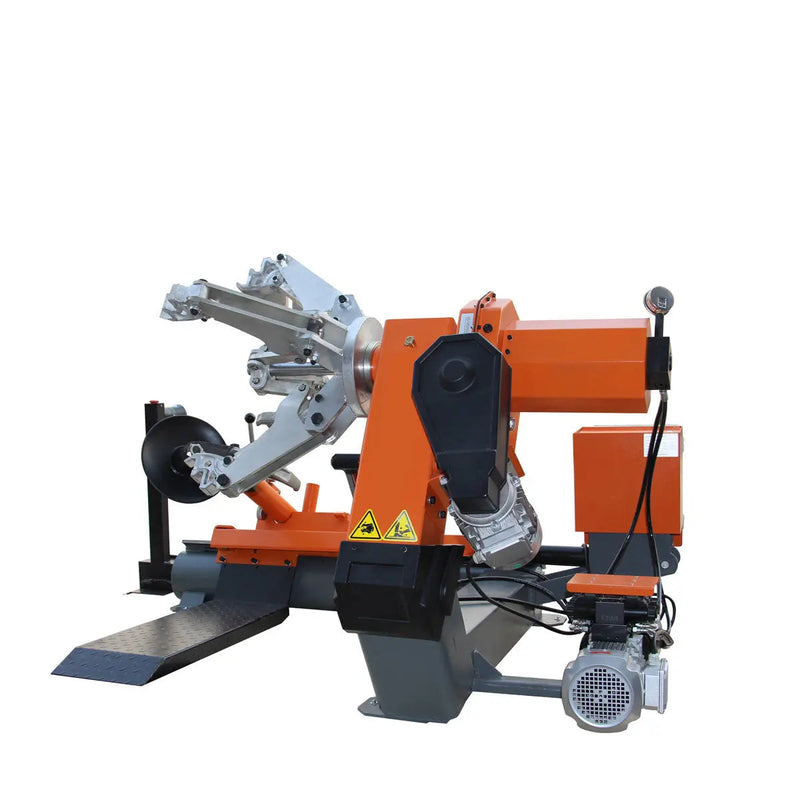 26" Heavy Duty Truck Tire Changer, 63" Tire Capacity, Bead Breaker w/Disk & Bead Hook, 3300 lb Weight Capacity, Portable Controls w/ Foot Pedal, CSA certified Motors, GMD-TTC26