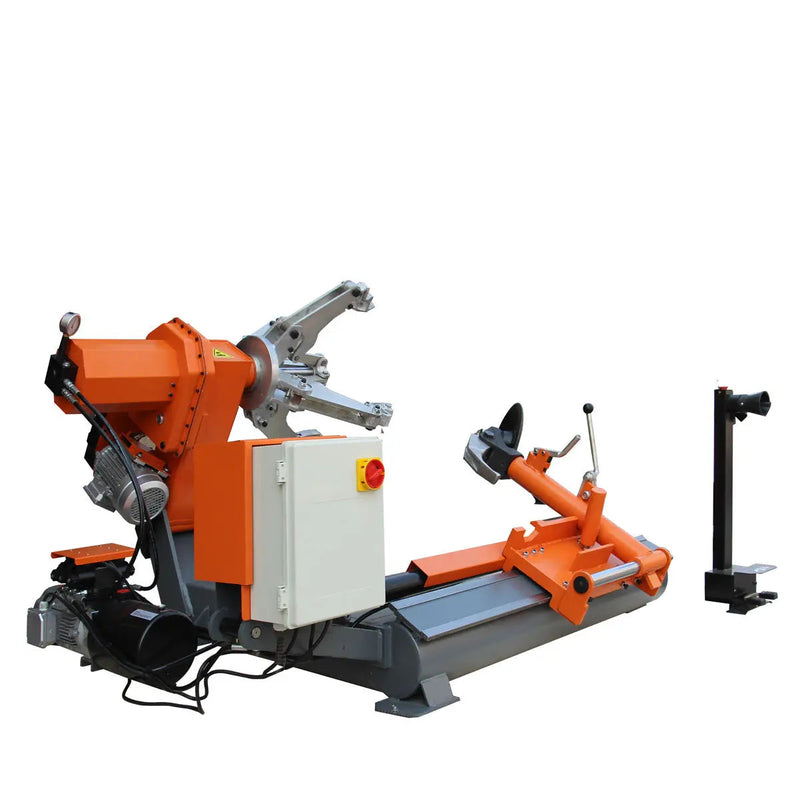 26" Heavy Duty Truck Tire Changer, 63" Tire Capacity, Bead Breaker w/Disk & Bead Hook, 3300 lb Weight Capacity, Portable Controls w/ Foot Pedal, CSA certified Motors, GMD-TTC26