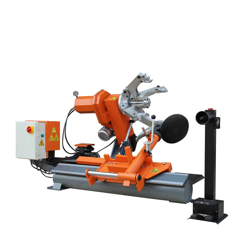 26" Heavy Duty Truck Tire Changer, 63" Tire Capacity, Bead Breaker w/Disk & Bead Hook, 3300 lb Weight Capacity, Portable Controls w/ Foot Pedal, CSA certified Motors, GMD-TTC26
