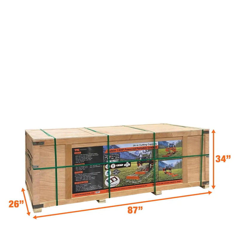 26" Portable Sawmill (Discontinued – Replaced by GMD-PSM27)