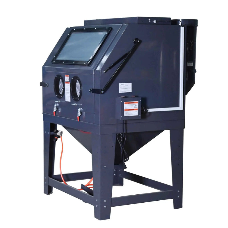 265 Gallon/990L Commercial Cabinet Sandblaster, Vacuum Filtration System, Oversized View Window, 125 PSI, 24 CFM, GMD-ABC99