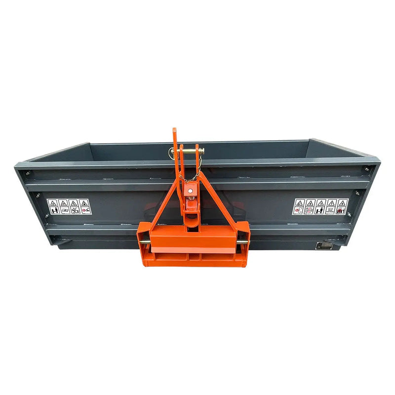 3 Point Hitch Transport Box, Manual Tipping, 25-30 HP Tractors, GMD-TBK36