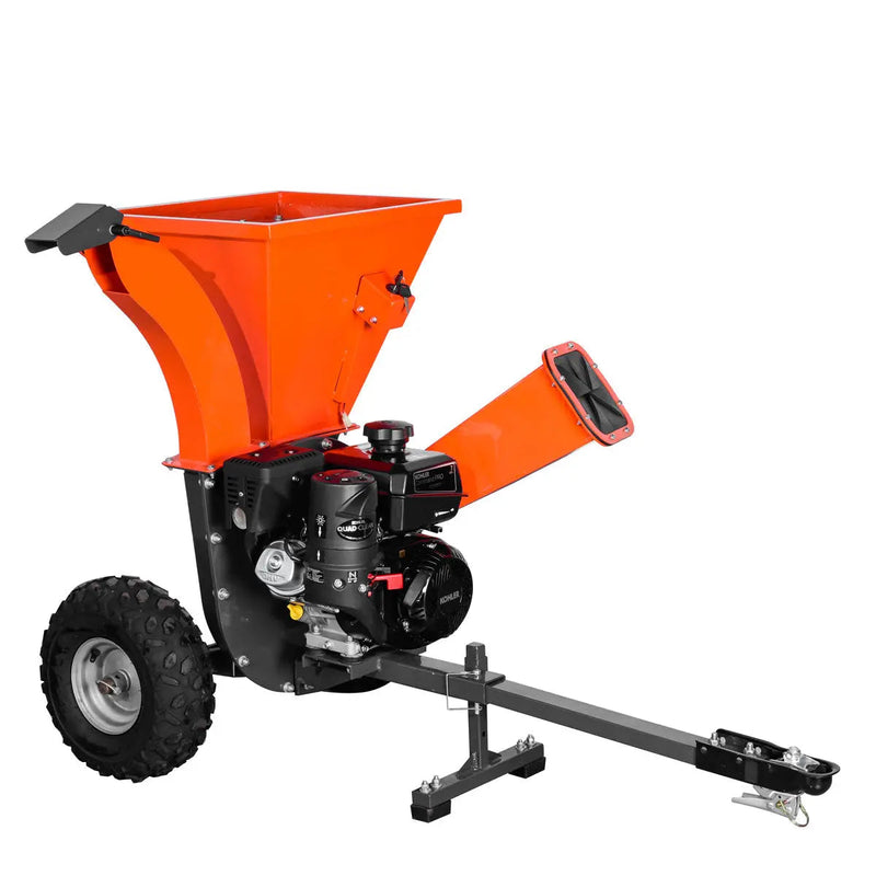 3" Wood Chipper, Shredder & Vacuum, ATV Tow-Behind, 7 HP Kohler Engine, 6" Suction Port, 8' Vacuum Hose, GMD-GWC3