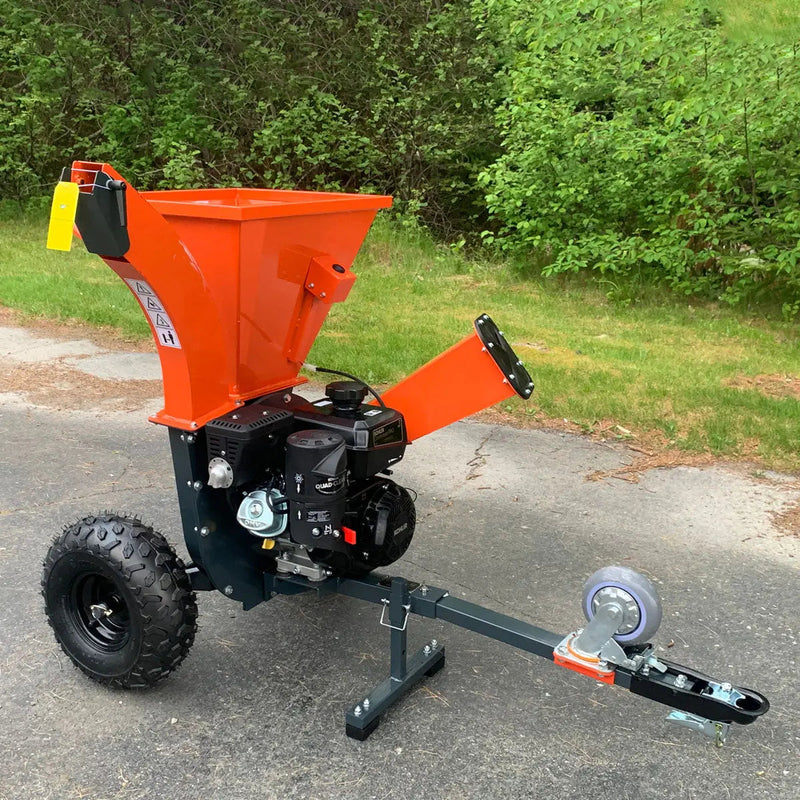 3" Wood Chipper, Shredder & Vacuum, ATV Tow-Behind, 7 HP Kohler Engine, 6" Suction Port, 8' Vacuum Hose, GMD-GWC3