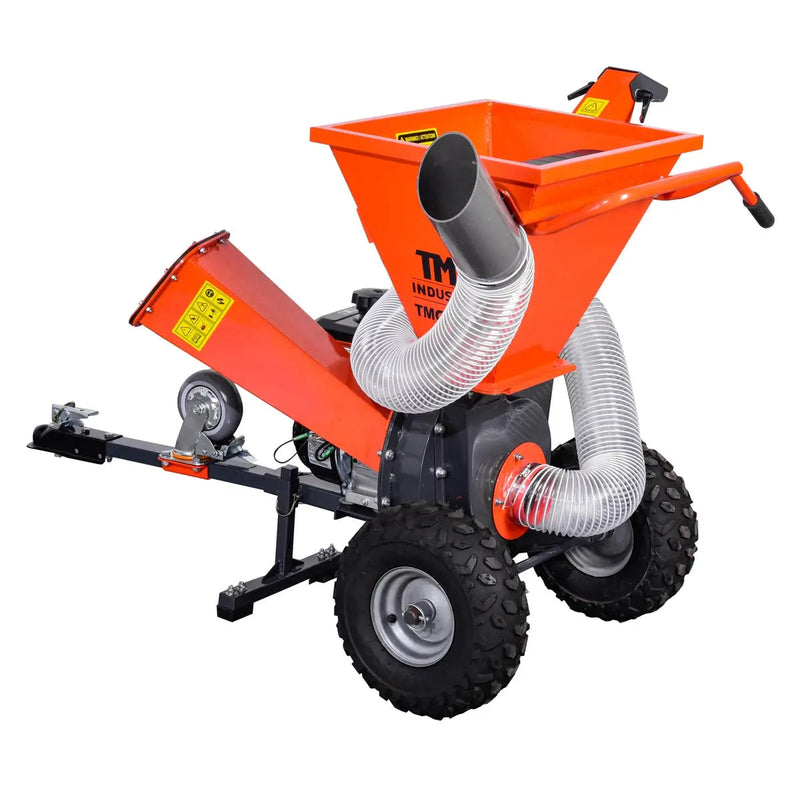 3" Wood Chipper, Shredder & Vacuum, ATV Tow-Behind, 7 HP Kohler Engine, 6" Suction Port, 8' Vacuum Hose, GMD-GWC3