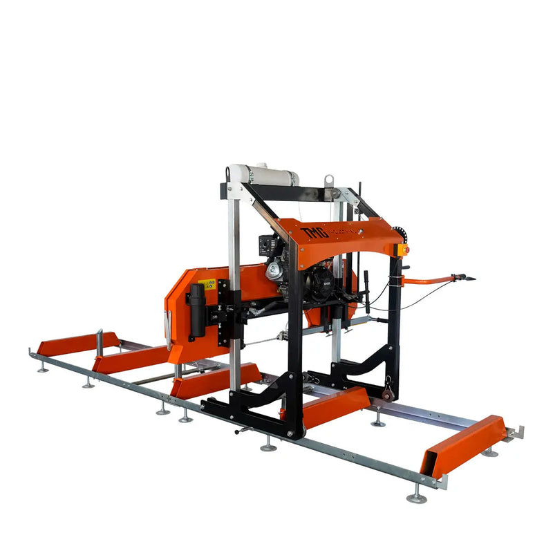30" Portable Sawmill, 14 HP Kohler Engine, 28" Board Width, 12' Log Length, 14.5' Track Bed, GMD-PSM30