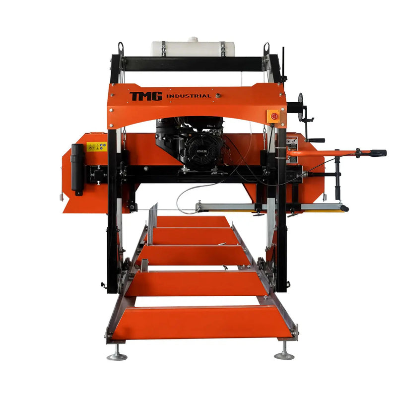 30" Portable Sawmill, 14 HP Kohler Engine, 28" Board Width, 12' Log Length, 14.5' Track Bed, GMD-PSM30