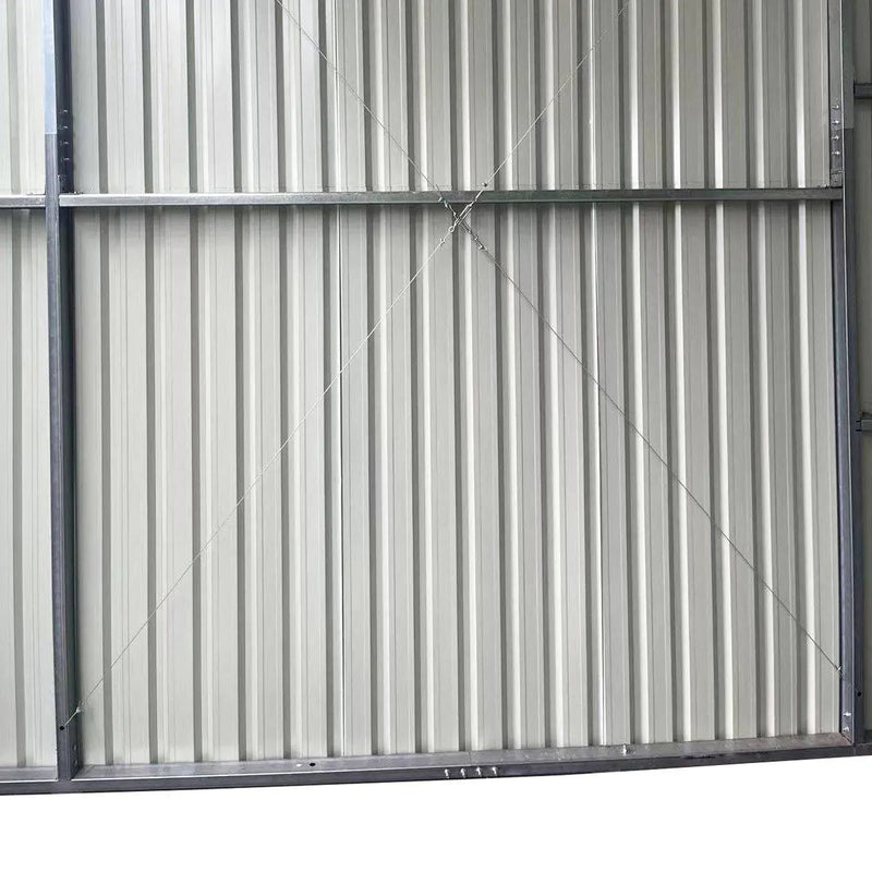 30' x 40' Metal Garage Shed, 11' High Double Front Doors, 17' Peak, 1260 Sq-Ft GMD-MS3040