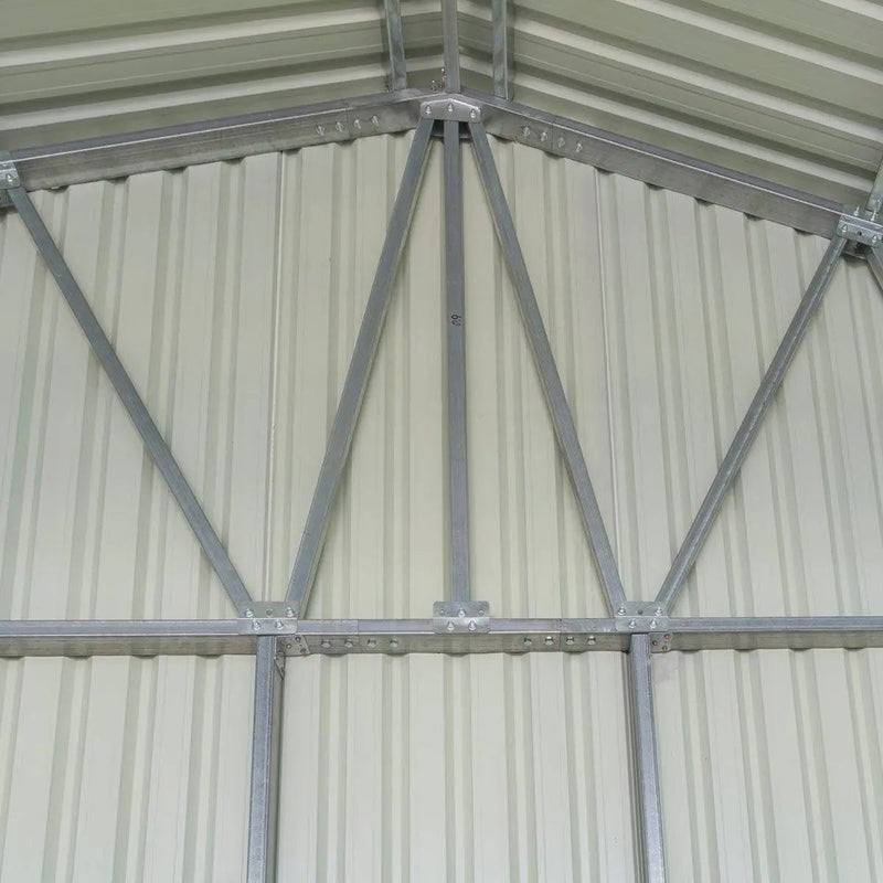 30' x 40' Metal Garage Shed, 11' High Double Front Doors, 17' Peak, 1260 Sq-Ft GMD-MS3040
