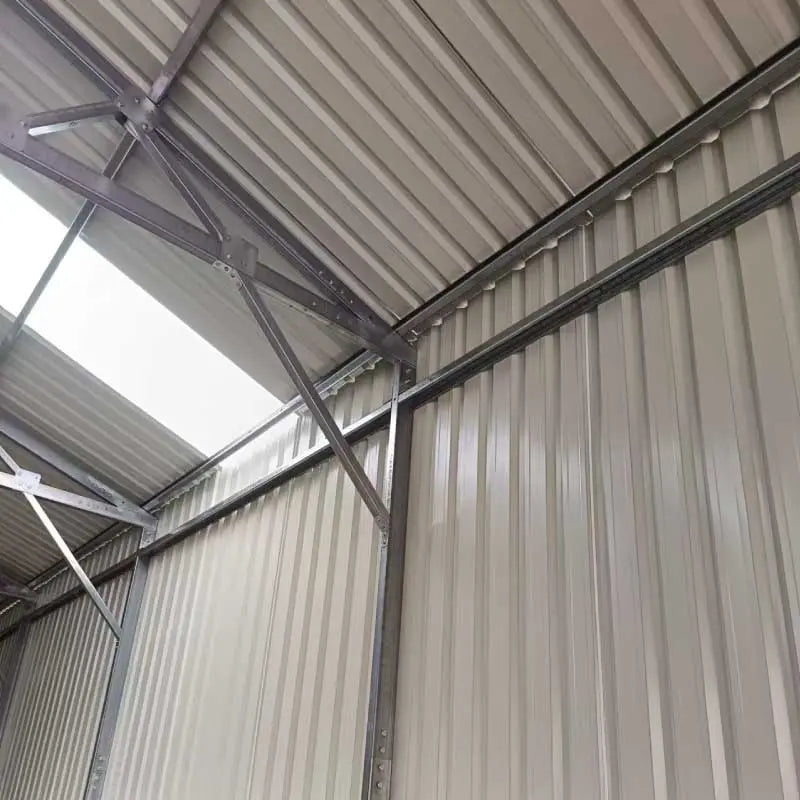 30' x 40' Metal Garage Shed, 11' High Double Front Doors, 17' Peak, 1260 Sq-Ft GMD-MS3040