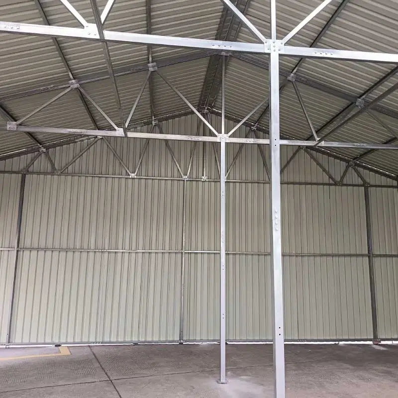 30' x 40' Metal Garage Shed, 11' High Double Front Doors, 17' Peak, 1260 Sq-Ft GMD-MS3040